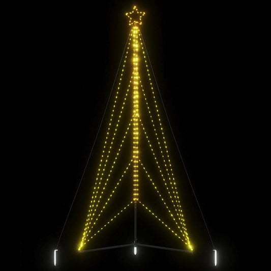 LED-kerstboom 615 LEDs warm wit 404,5 cm is nu te koop bij PeponiXL, paradijselijk wonen!