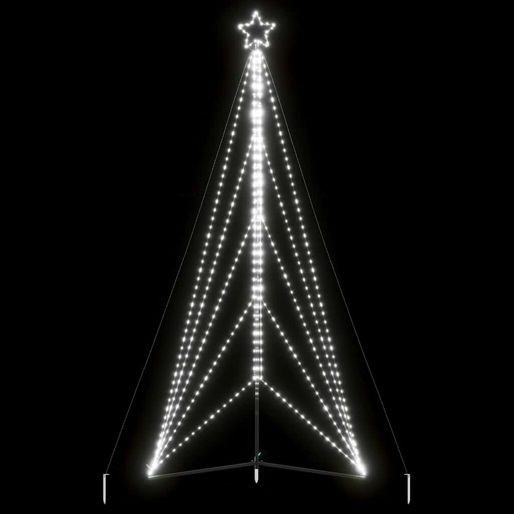 LED-kerstboom 615 LEDs koud wit 404,5 cm is nu te koop bij PeponiXL, paradijselijk wonen!