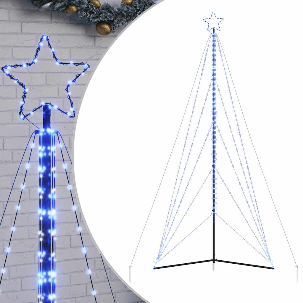 LED-kerstboom 615 LEDs 404,5 cm blauw is nu te koop bij PeponiXL, paradijselijk wonen!