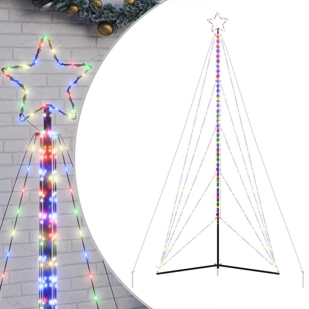 LED-kerstboom 615 LEDs kleurrijk 404,5 cm is nu te koop bij PeponiXL, paradijselijk wonen!