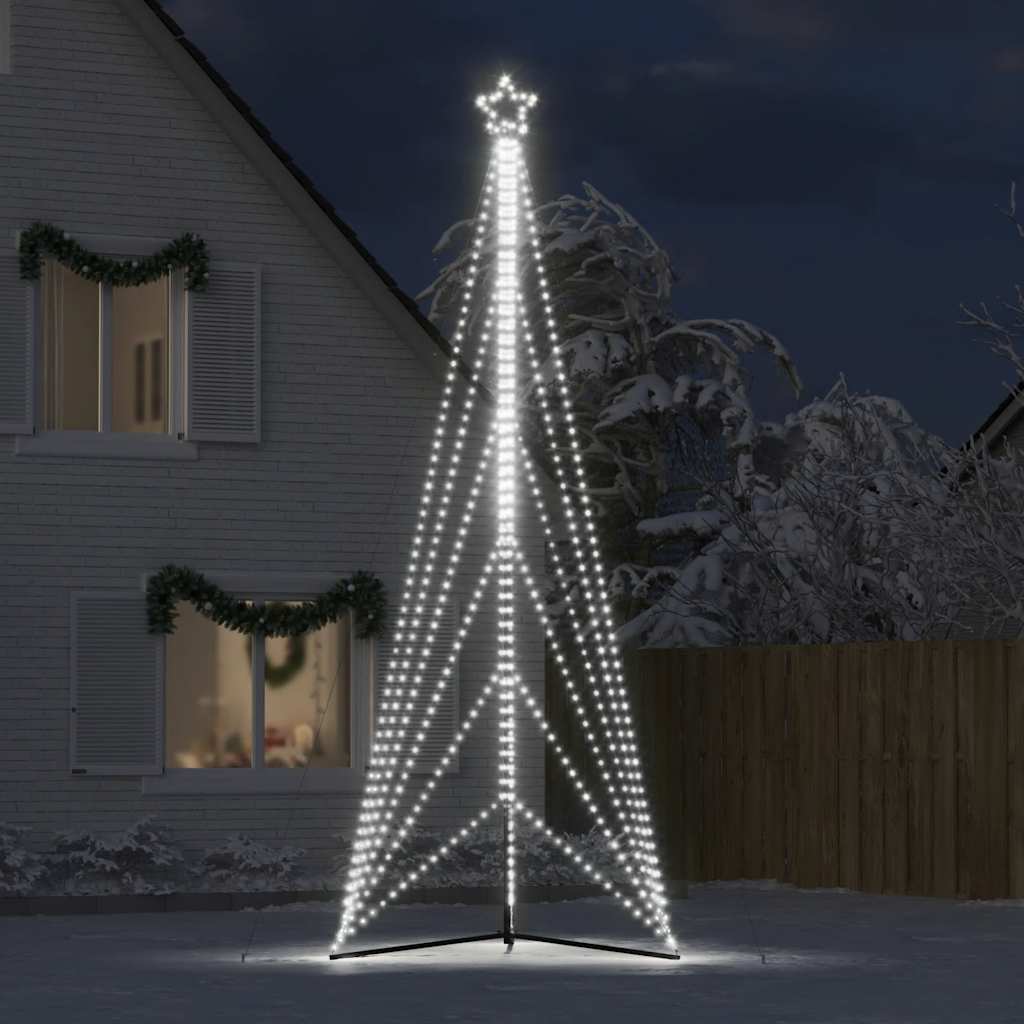 LED-kerstboom 861 LEDs koud wit 478 cm is nu te koop bij PeponiXL, paradijselijk wonen!