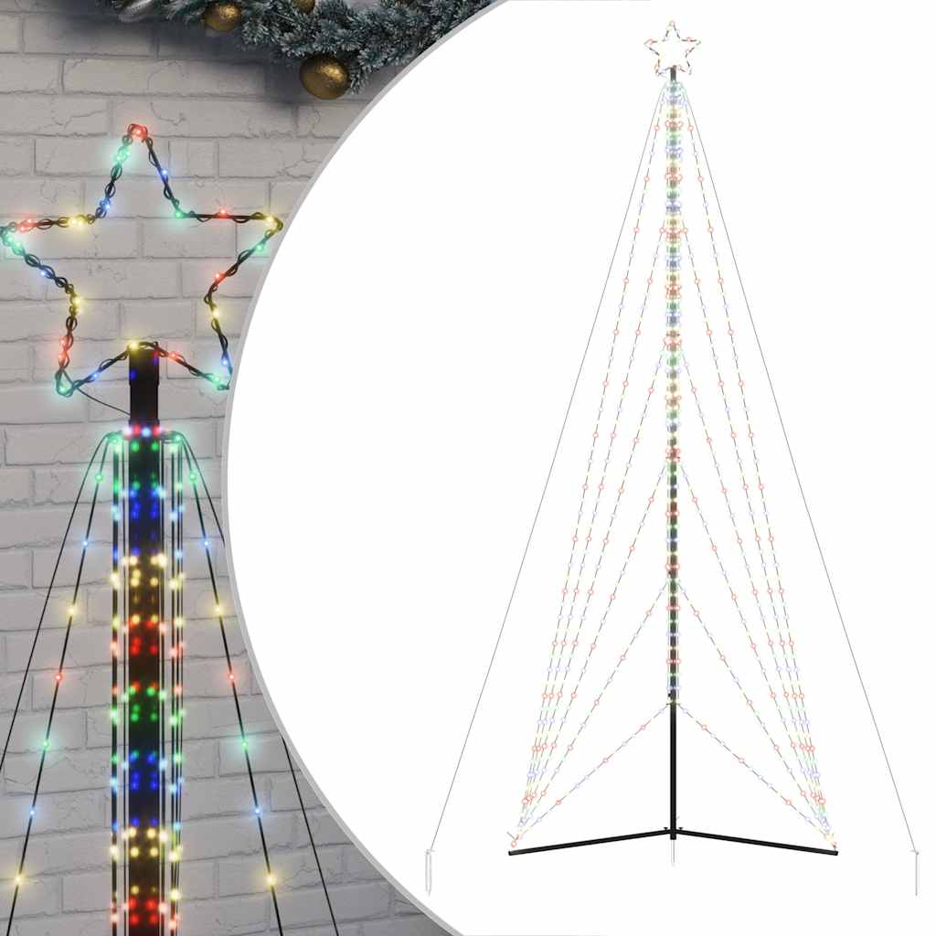 LED-kerstboom 861 LEDs kleurrijk 478 cm is nu te koop bij PeponiXL, paradijselijk wonen!