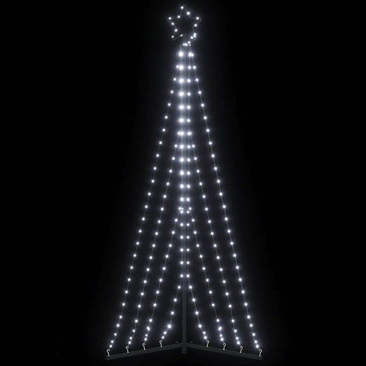 LED-kerstboom 339 LEDs koud wit 187 cm is nu te koop bij PeponiXL, paradijselijk wonen!