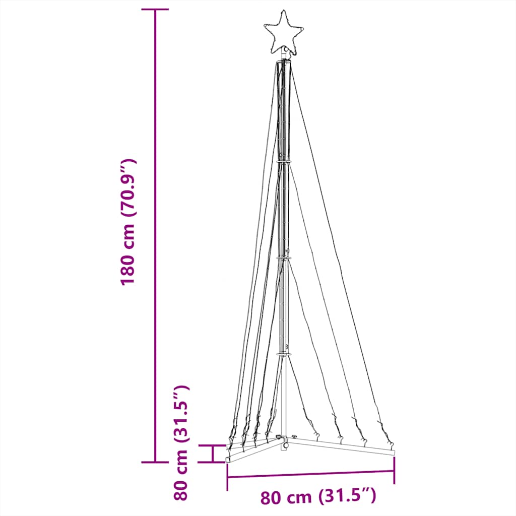 LED-kerstboom 339 LEDs 187 cm blauw is nu te koop bij PeponiXL, paradijselijk wonen!