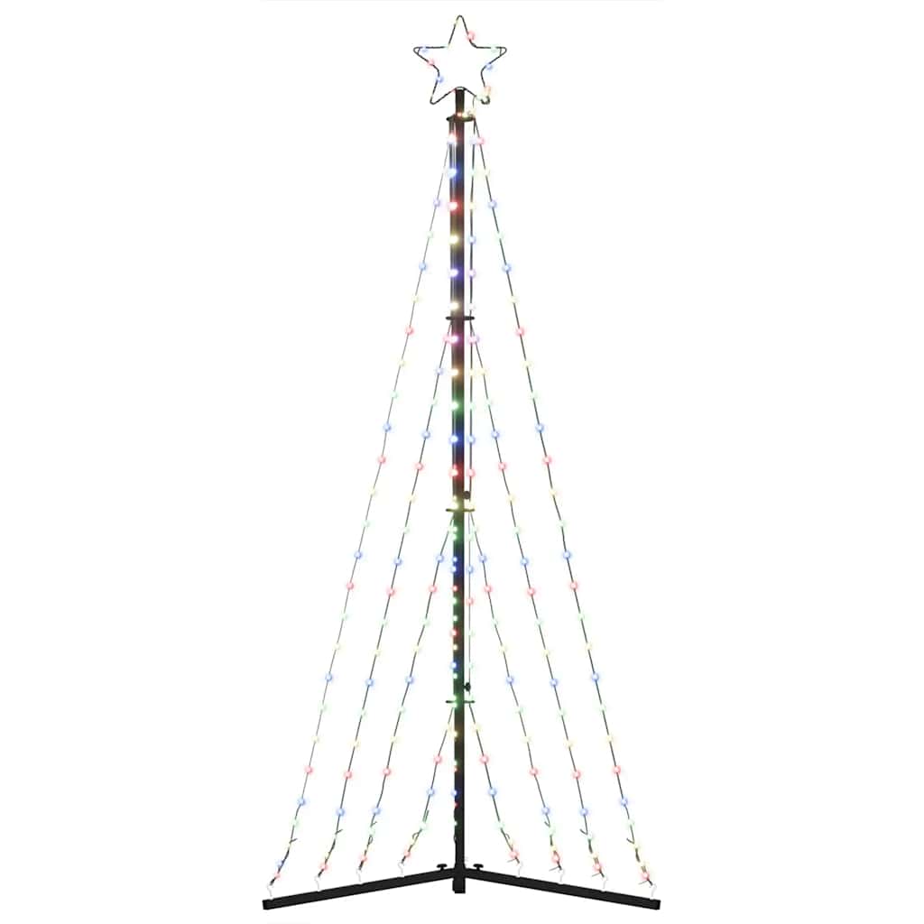 LED-kerstboom 339 LEDs kleurrijk 187 cm is nu te koop bij PeponiXL, paradijselijk wonen!
