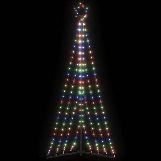 LED-kerstboom 339 LEDs kleurrijk 187 cm is nu te koop bij PeponiXL, paradijselijk wonen!