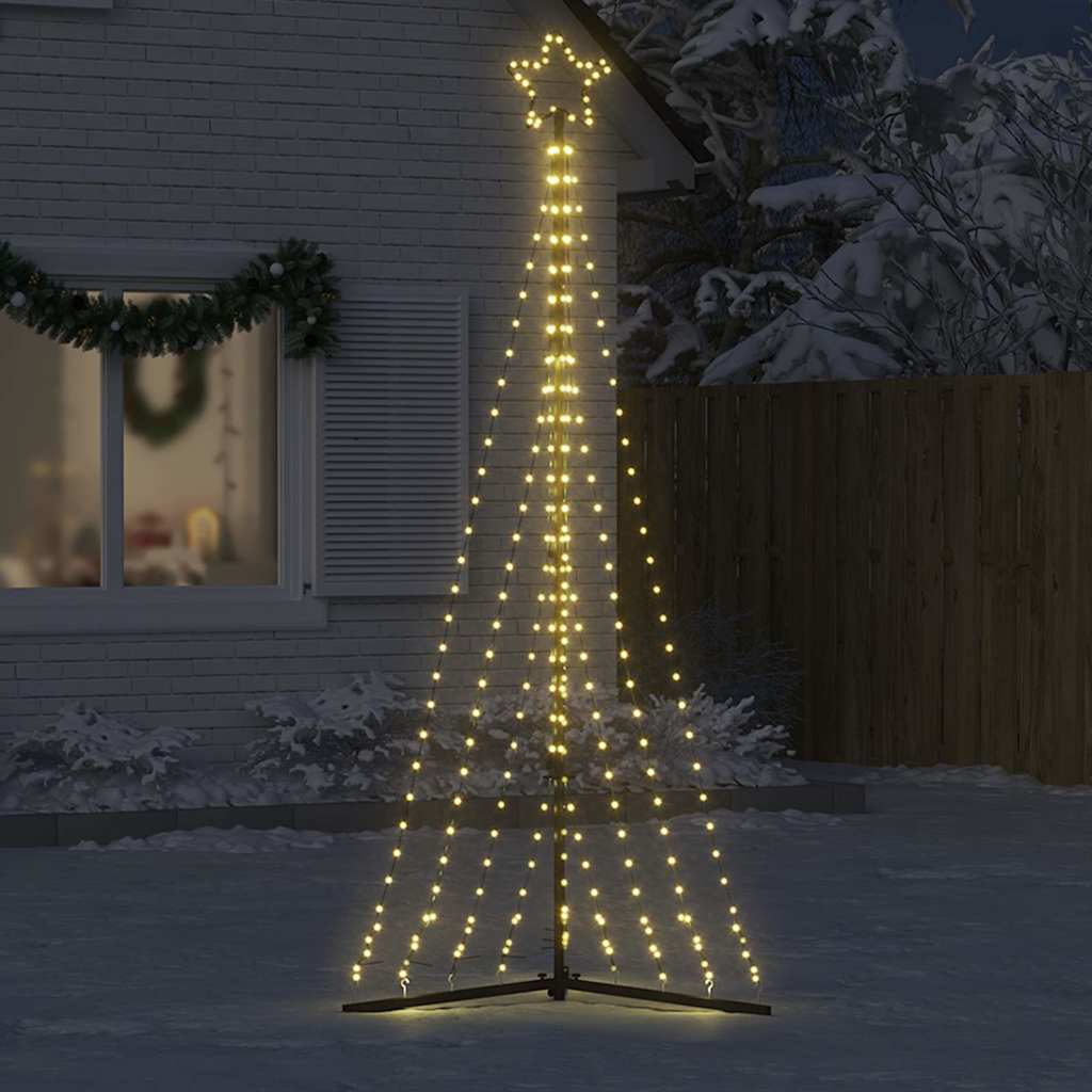 LED-kerstboom 447 LEDs warm wit 250 cm is nu te koop bij PeponiXL, paradijselijk wonen!