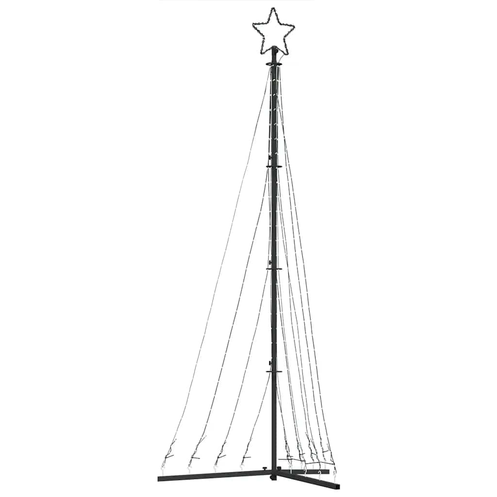 LED-kerstboom 447 LEDs koud wit 250 cm is nu te koop bij PeponiXL, paradijselijk wonen!