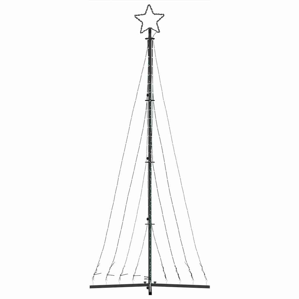 LED-kerstboom 447 LEDs koud wit 250 cm is nu te koop bij PeponiXL, paradijselijk wonen!