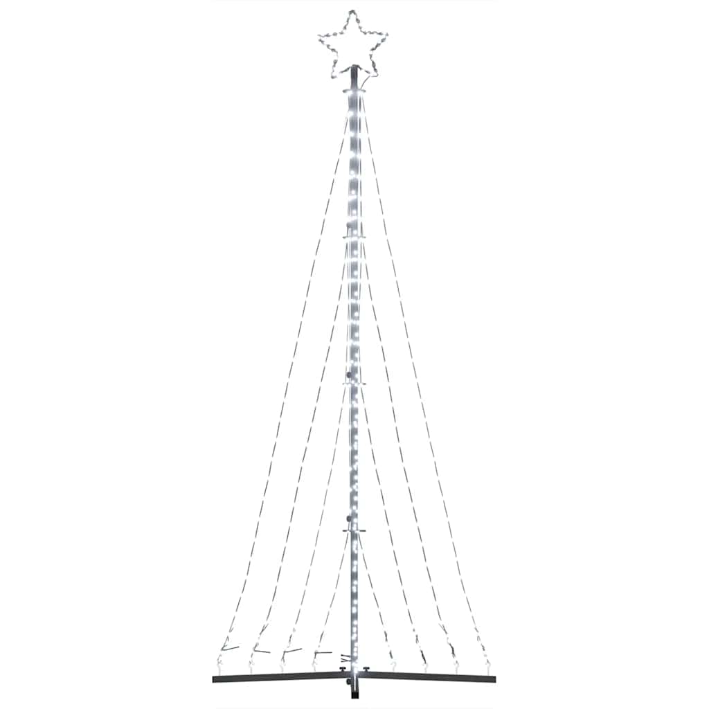 LED-kerstboom 447 LEDs koud wit 250 cm is nu te koop bij PeponiXL, paradijselijk wonen!