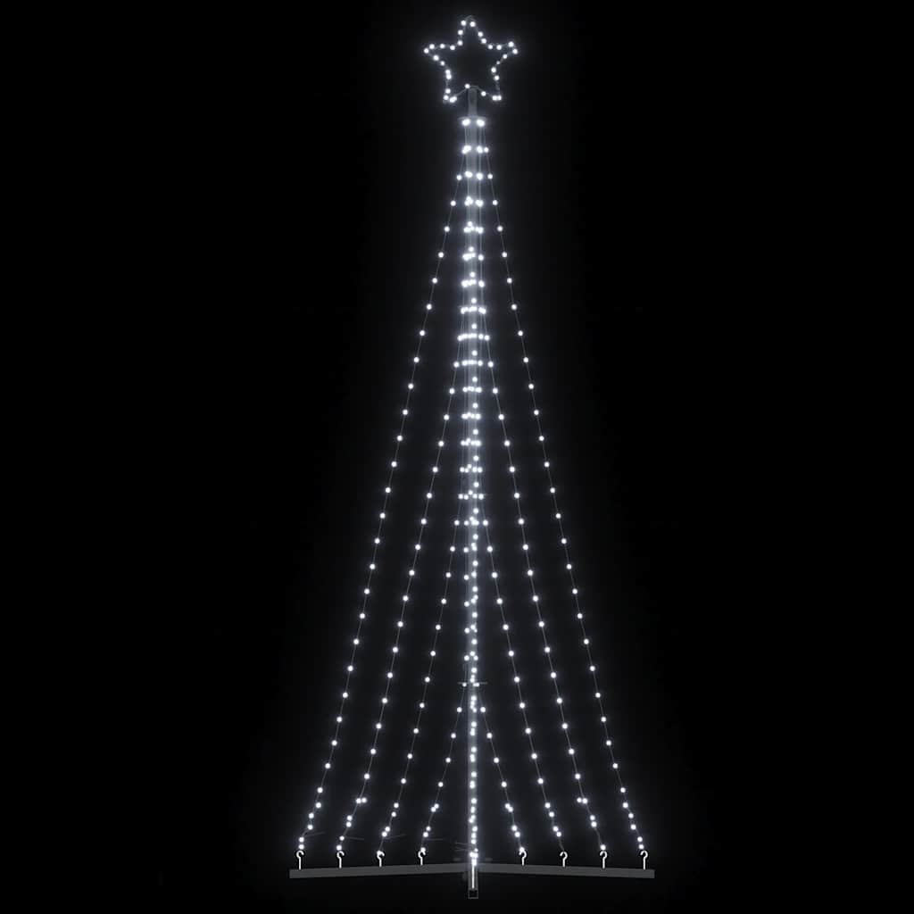 LED-kerstboom 447 LEDs koud wit 250 cm is nu te koop bij PeponiXL, paradijselijk wonen!