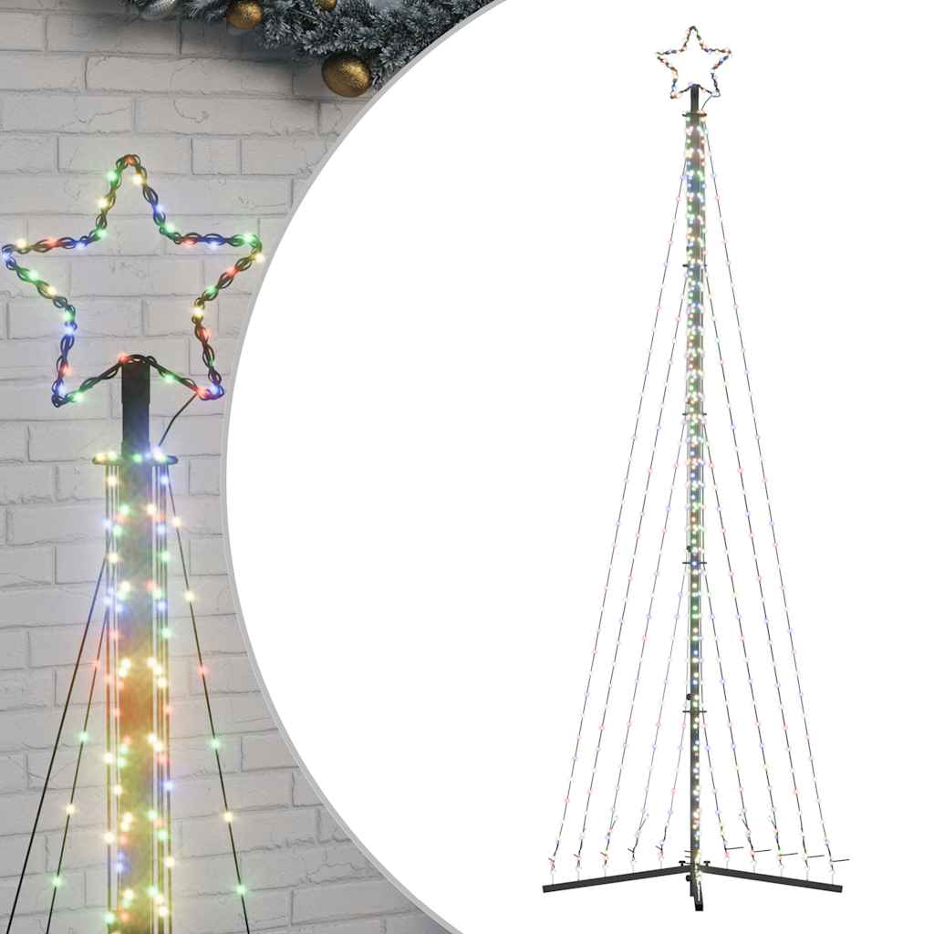 LED-kerstboom 495 LEDs kleurrijk 300,5 cm is nu te koop bij PeponiXL, paradijselijk wonen!