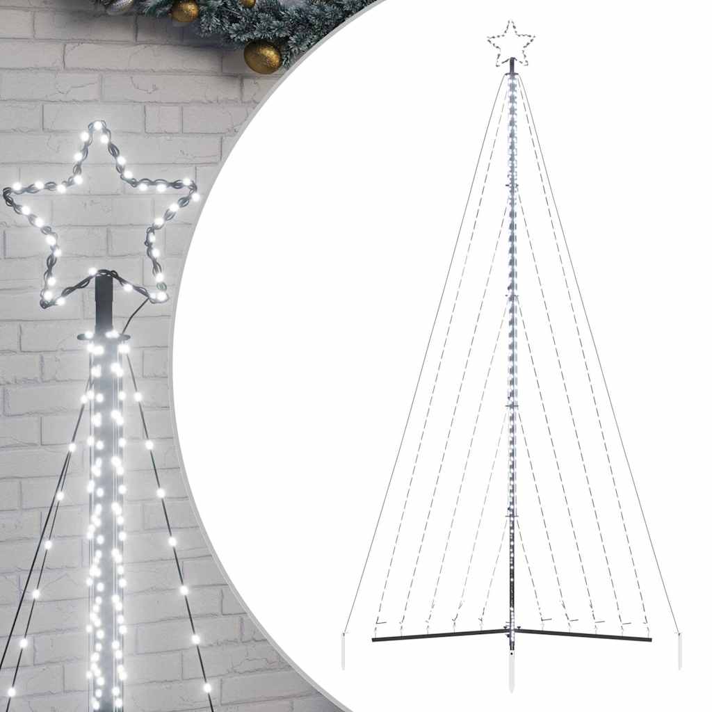 LED-kerstboom 570 LEDs koud wit 399 cm is nu te koop bij PeponiXL, paradijselijk wonen!