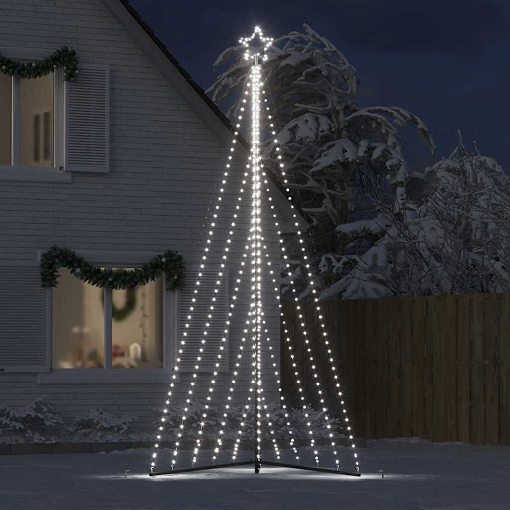 LED-kerstboom 570 LEDs koud wit 399 cm is nu te koop bij PeponiXL, paradijselijk wonen!