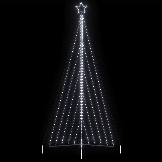 LED-kerstboom 570 LEDs koud wit 399 cm is nu te koop bij PeponiXL, paradijselijk wonen!