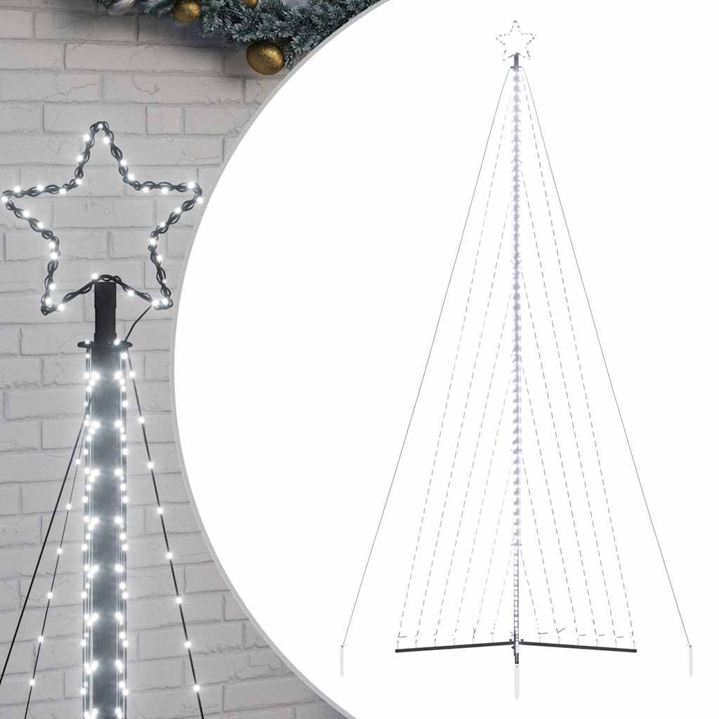 LED-kerstboom 789 LEDs koud wit 476 cm is nu te koop bij PeponiXL, paradijselijk wonen!