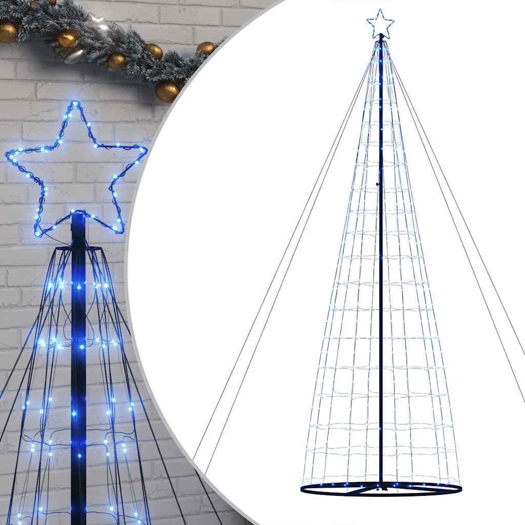 LED-kerstboom 1534 LEDs 500 cm blauw is nu te koop bij PeponiXL, paradijselijk wonen!