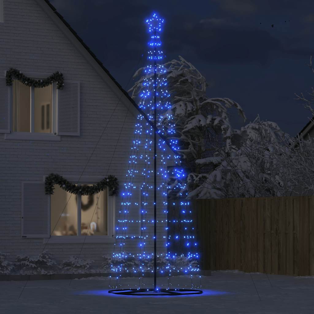 LED-kerstboom 1534 LEDs 500 cm blauw is nu te koop bij PeponiXL, paradijselijk wonen!