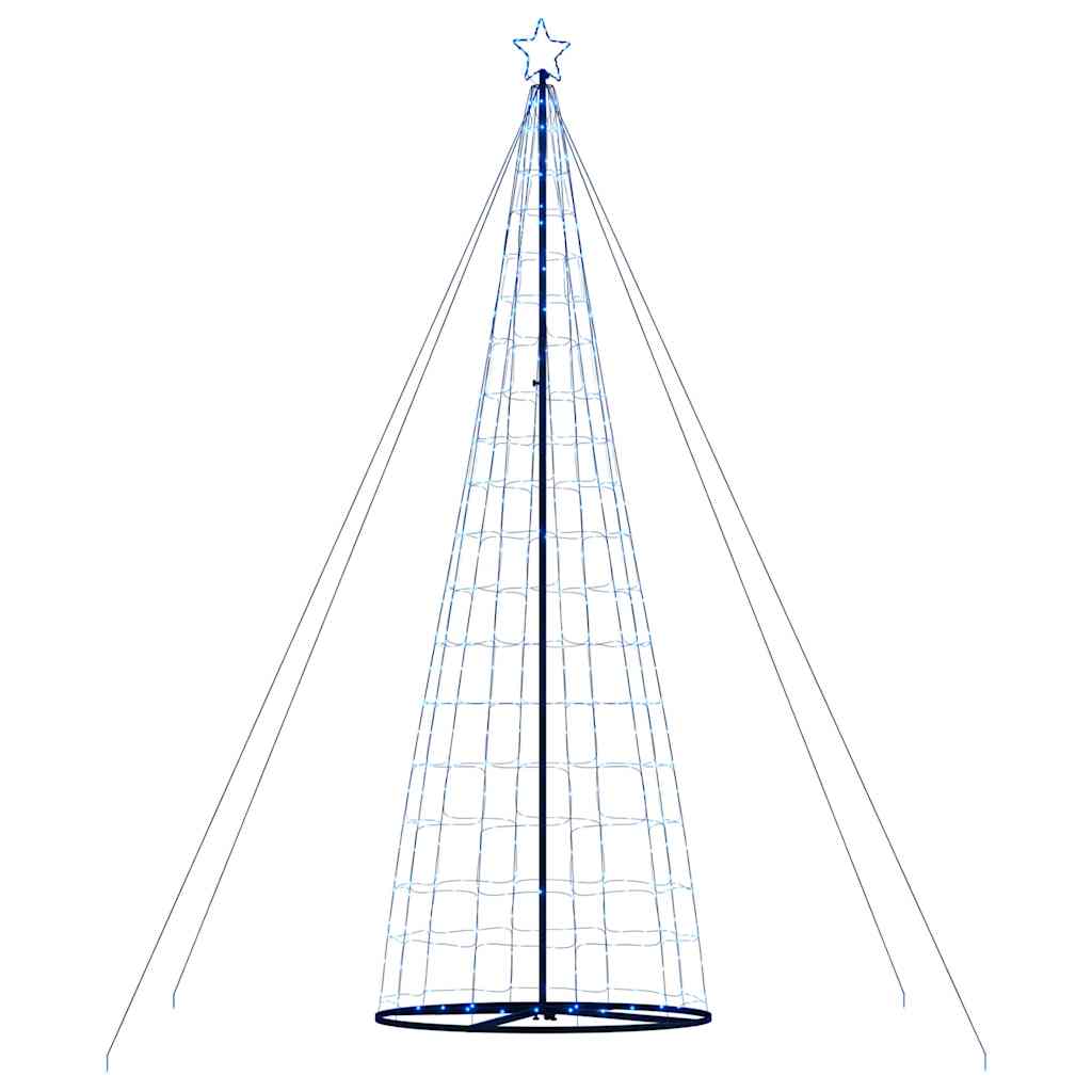 LED-kerstboom 1534 LEDs 500 cm blauw is nu te koop bij PeponiXL, paradijselijk wonen!