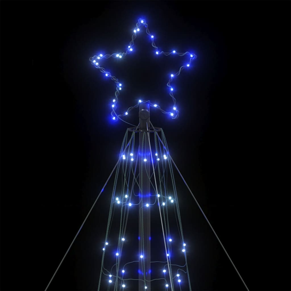 LED-kerstboom 1534 LEDs 500 cm blauw is nu te koop bij PeponiXL, paradijselijk wonen!