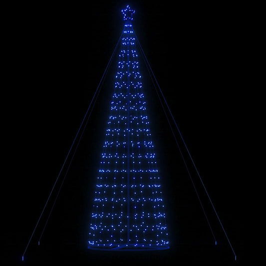 LED-kerstboom 1534 LEDs 500 cm blauw is nu te koop bij PeponiXL, paradijselijk wonen!
