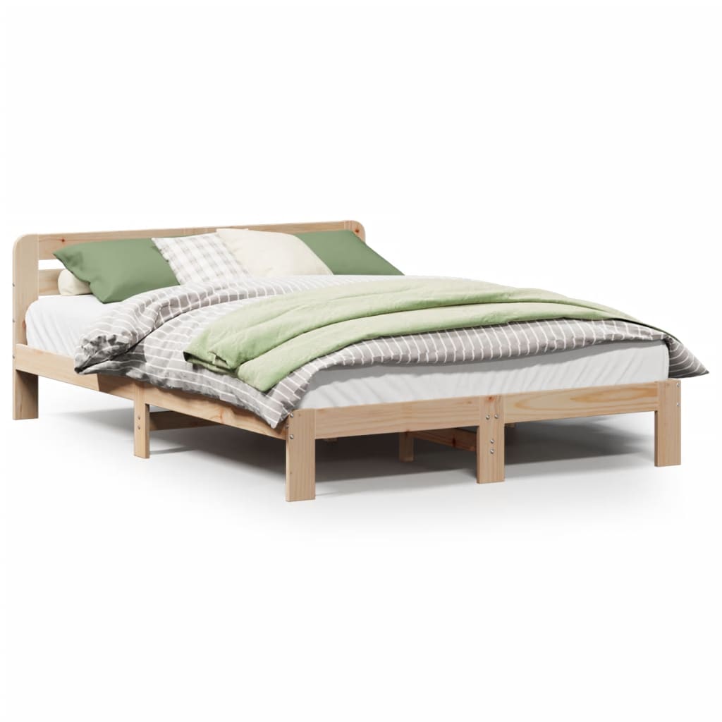 Bedframe zonder matras massief grenenhout 160x200 cm is nu te koop bij PeponiXL, paradijselijk wonen!