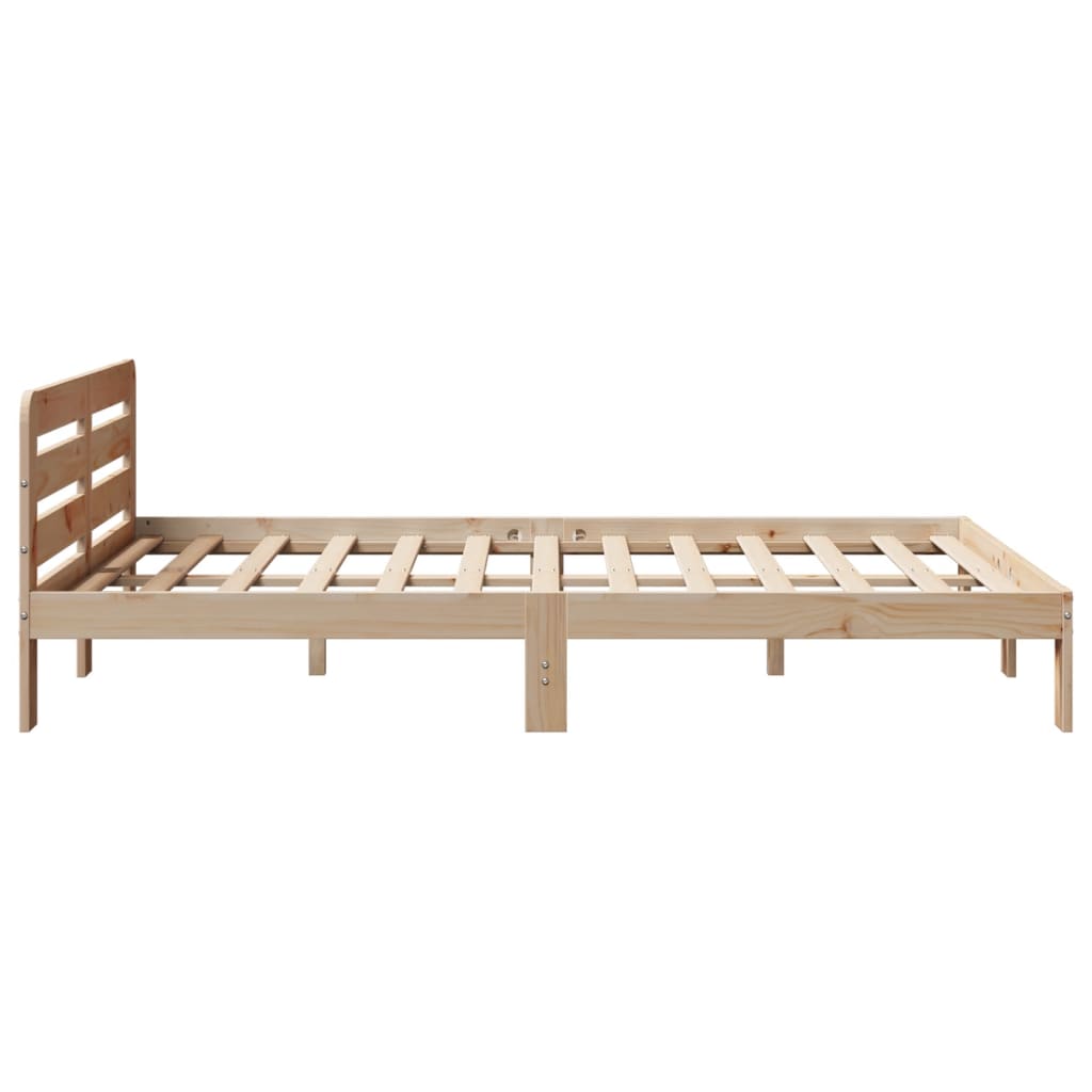 Bedframe zonder matras massief grenenhout 160x200 cm is nu te koop bij PeponiXL, paradijselijk wonen!