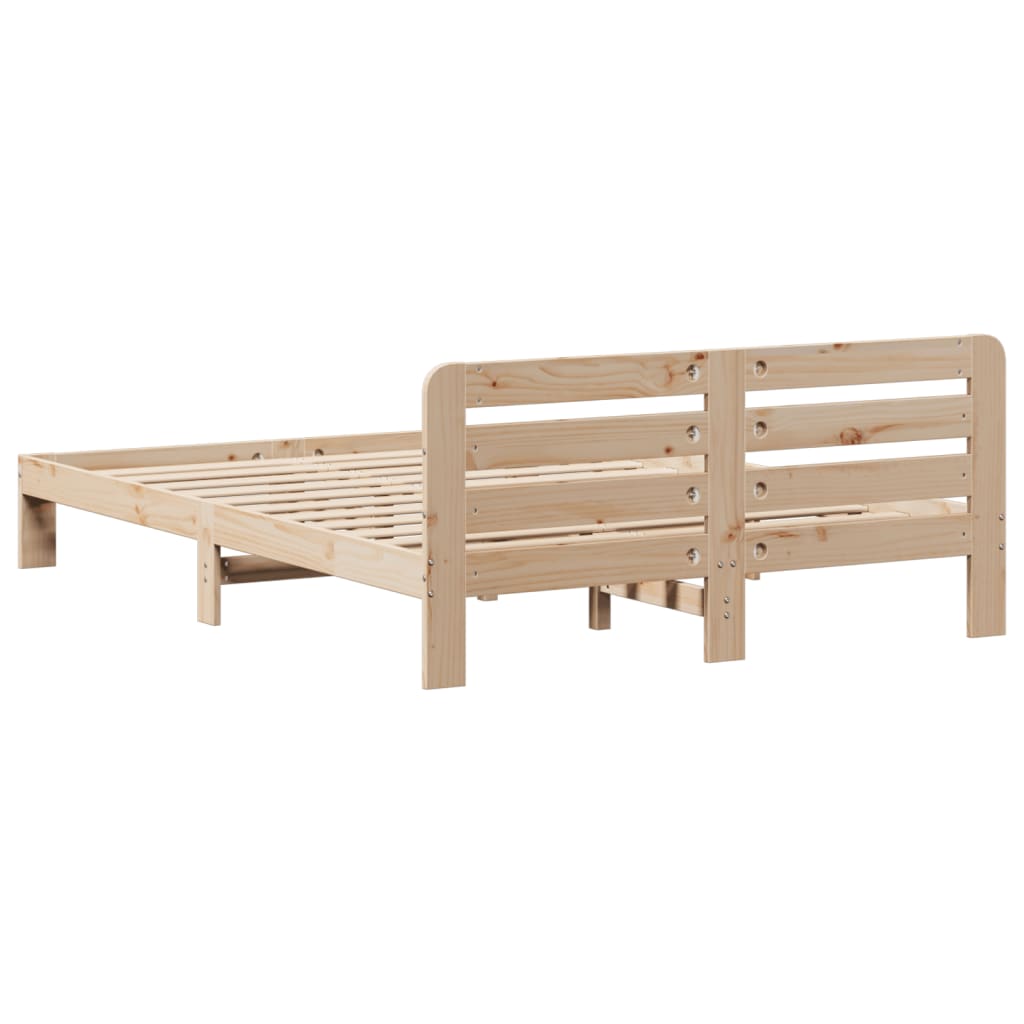 Bedframe zonder matras massief grenenhout 160x200 cm is nu te koop bij PeponiXL, paradijselijk wonen!