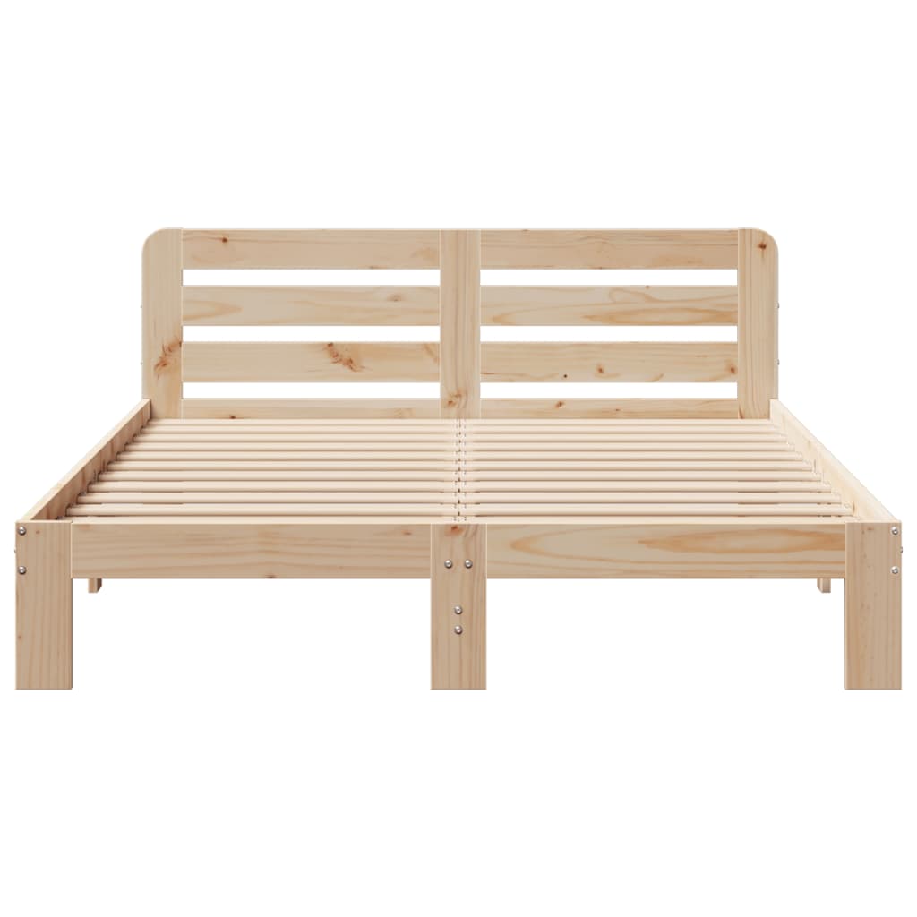 Bedframe zonder matras massief grenenhout 120x190 cm is nu te koop bij PeponiXL, paradijselijk wonen!