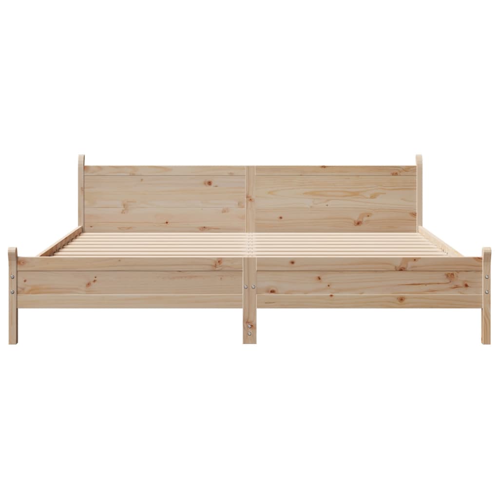 Bedframe zonder matras massief grenenhout 180x200 cm is nu te koop bij PeponiXL, paradijselijk wonen!