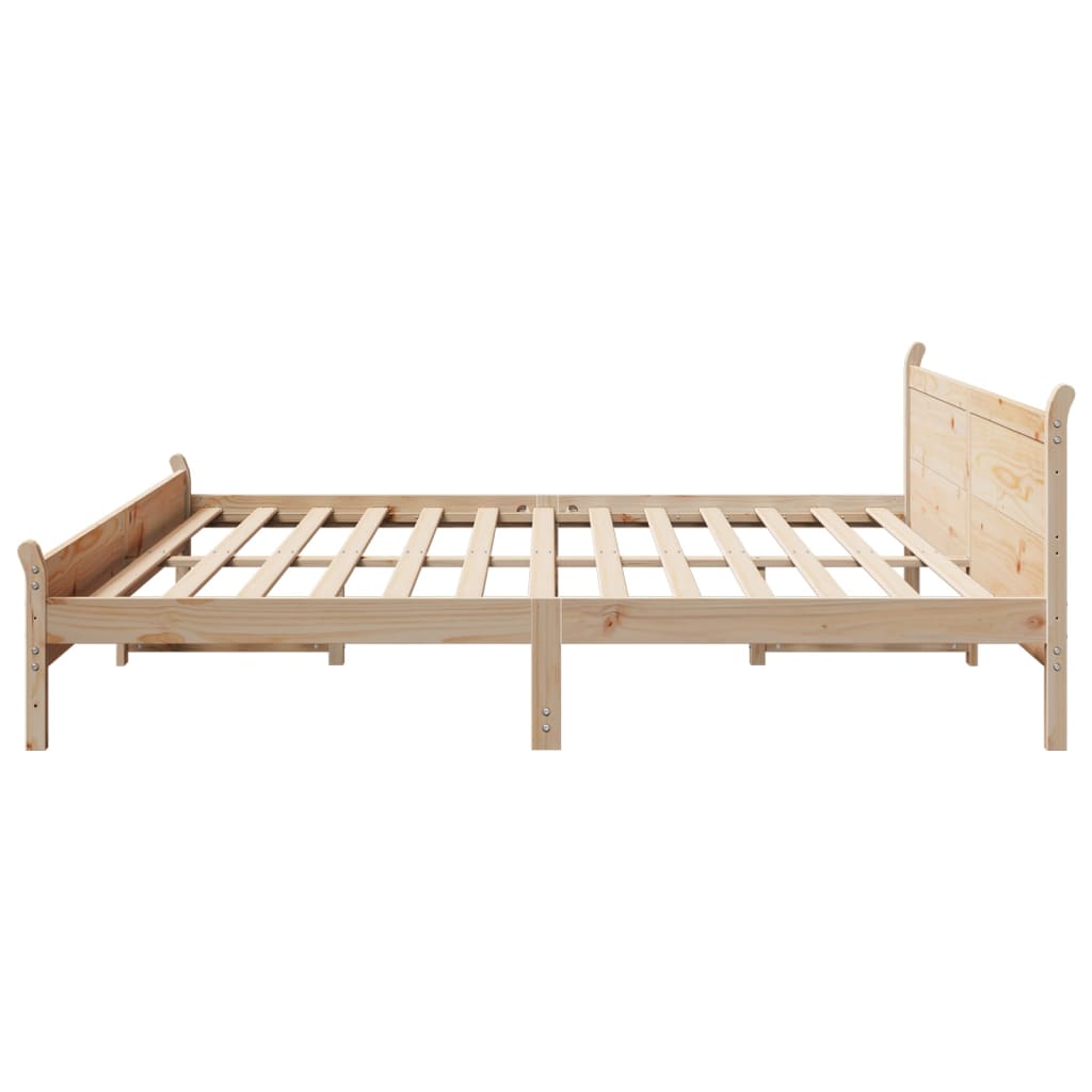 Bedframe zonder matras massief grenenhout 180x200 cm is nu te koop bij PeponiXL, paradijselijk wonen!