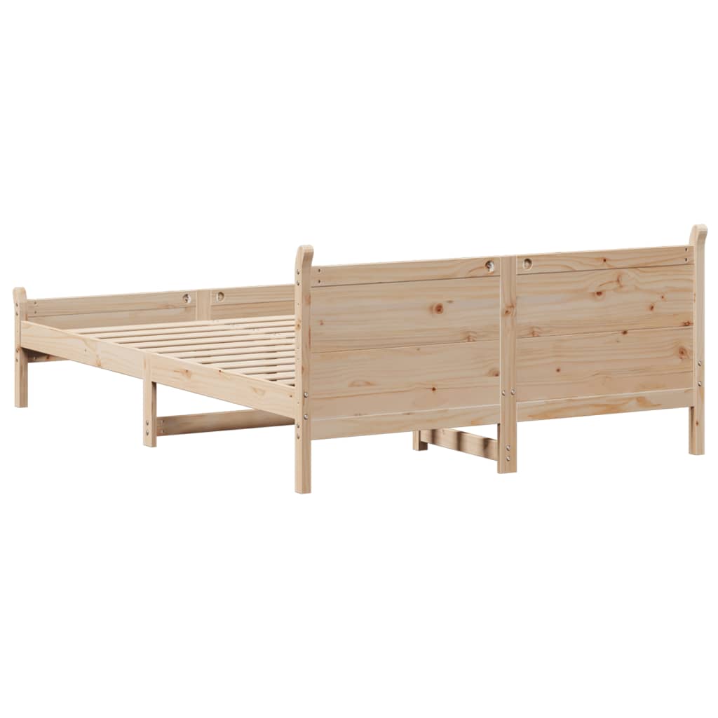 Bedframe zonder matras massief grenenhout 150x200 cm is nu te koop bij PeponiXL, paradijselijk wonen!