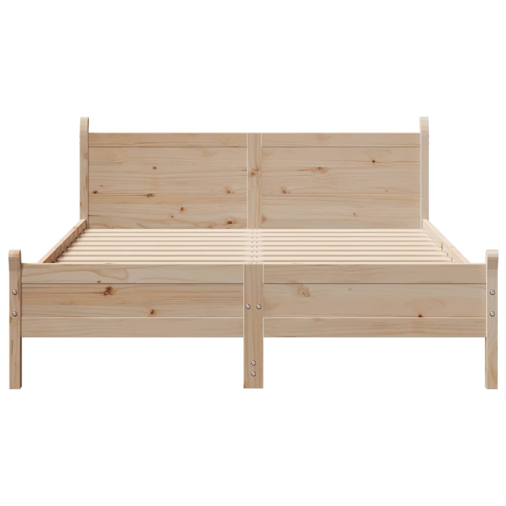 Bedframe zonder matras massief grenenhout 140x190 cm is nu te koop bij PeponiXL, paradijselijk wonen!