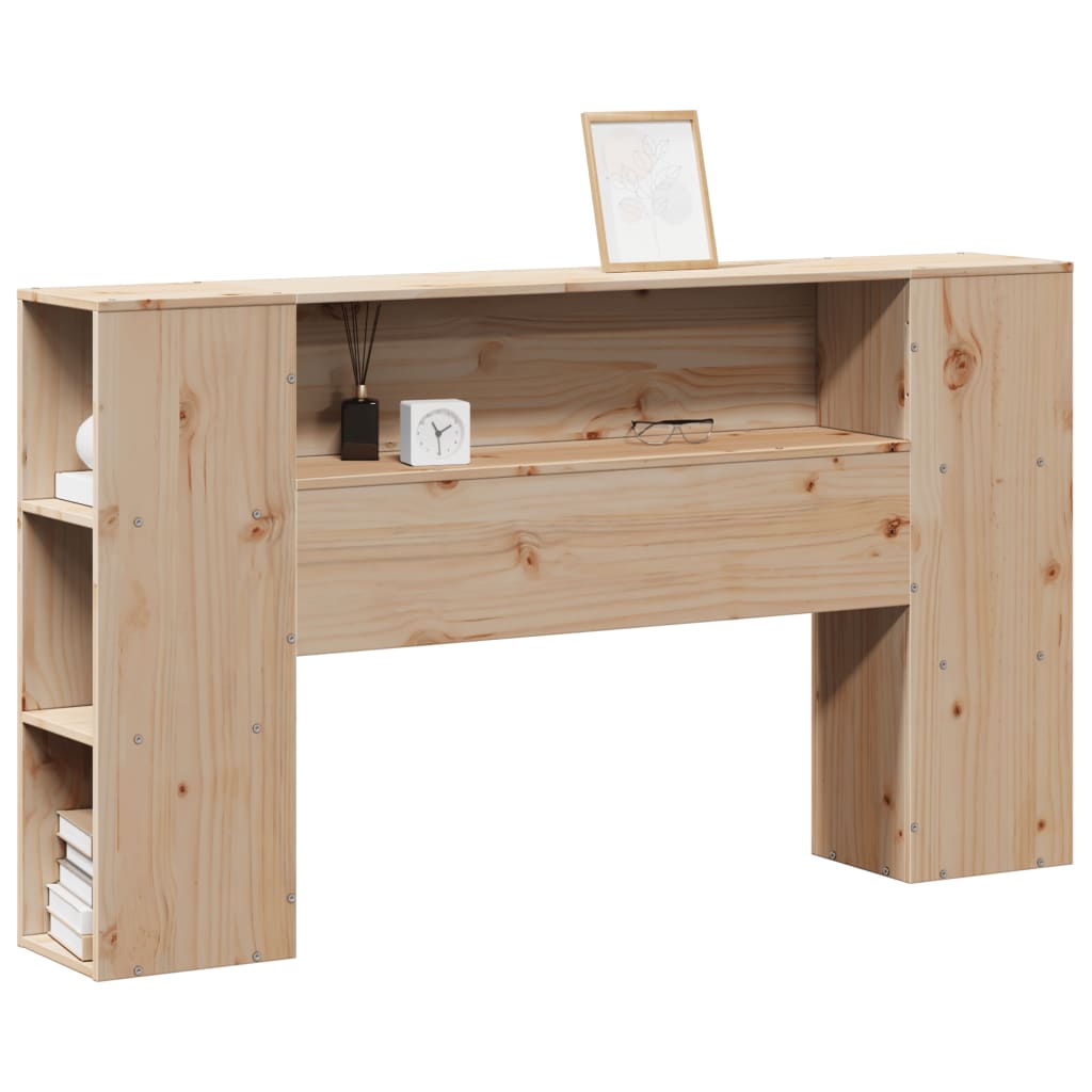 Hoofdbord met opbergruimte 135 cm massief grenenhout is nu te koop bij PeponiXL, paradijselijk wonen!