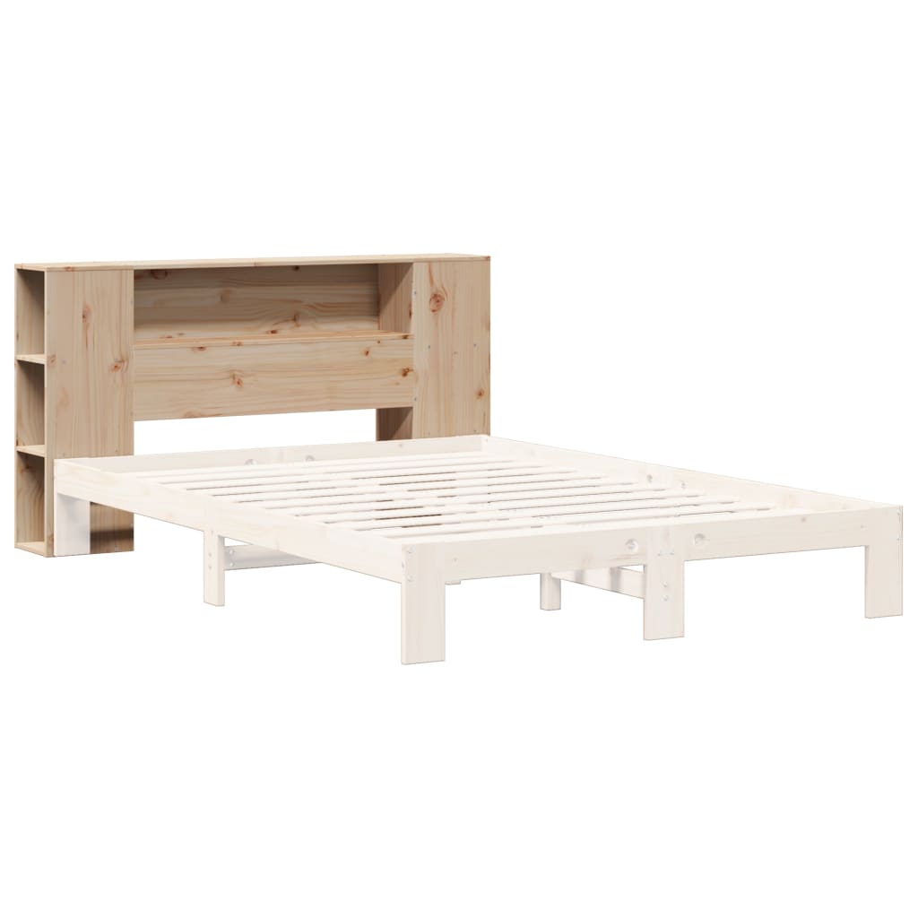 Hoofdbord met opbergruimte 135 cm massief grenenhout is nu te koop bij PeponiXL, paradijselijk wonen!