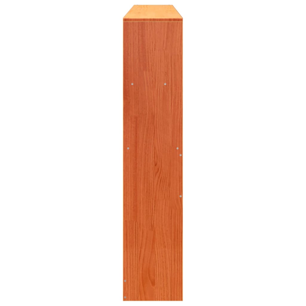 Hoofdbord met opbergruimte 180 cm massief grenenhout wasbruin is nu te koop bij PeponiXL, paradijselijk wonen!