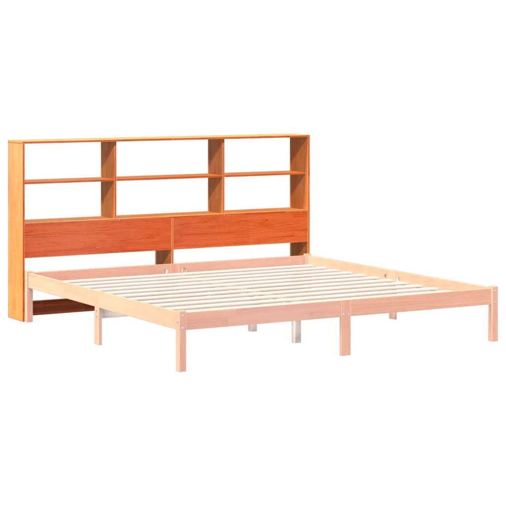 Hoofdbord met opbergruimte 180 cm massief grenenhout wasbruin is nu te koop bij PeponiXL, paradijselijk wonen!