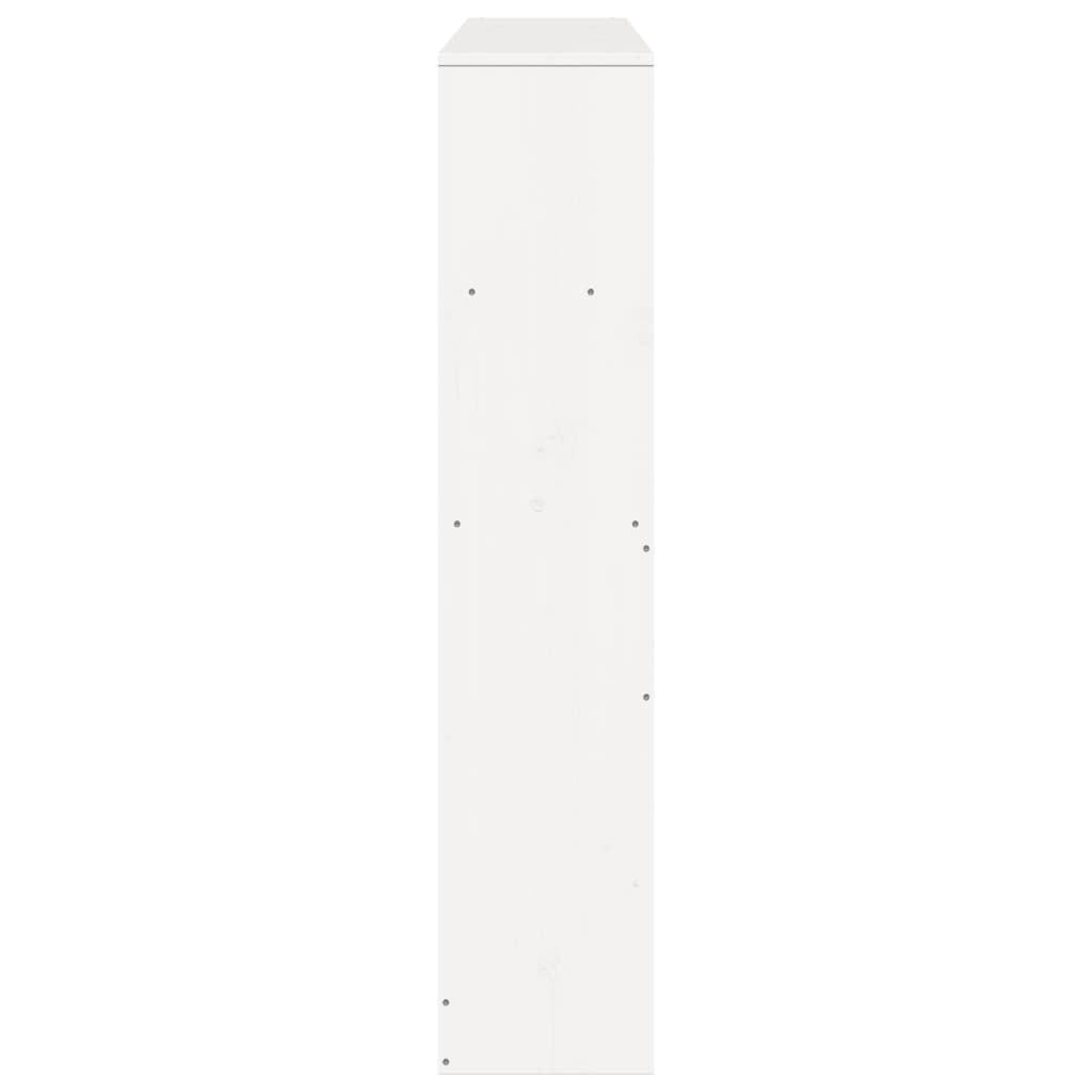 Hoofdbord met opbergruimte 160 cm massief grenenhout wit is nu te koop bij PeponiXL, paradijselijk wonen!
