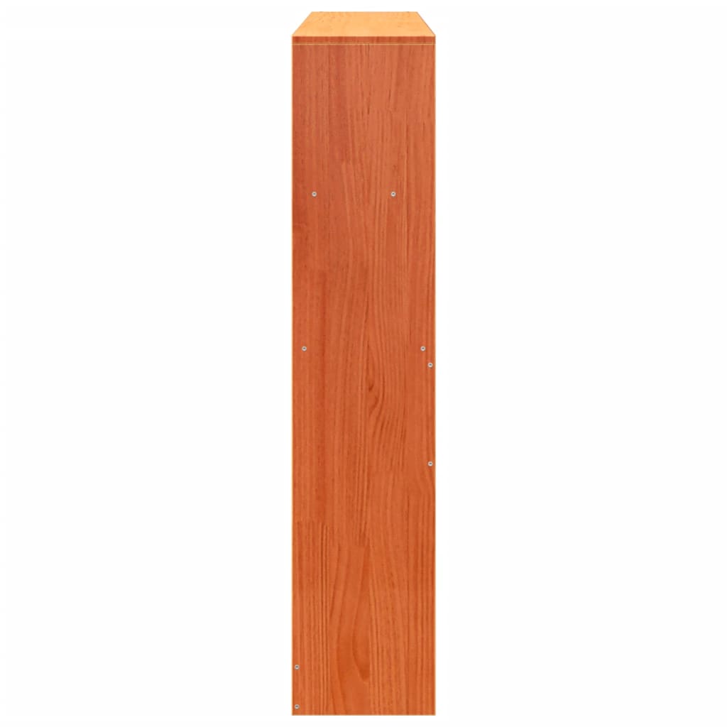 Hoofdbord met opbergruimte 140 cm massief grenenhout wasbruin is nu te koop bij PeponiXL, paradijselijk wonen!