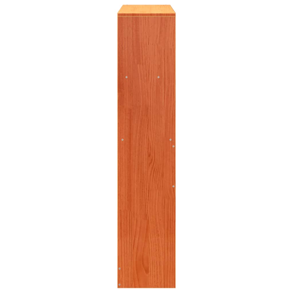 Hoofdbord met opbergruimte 100 cm massief grenenhout wasbruin is nu te koop bij PeponiXL, paradijselijk wonen!