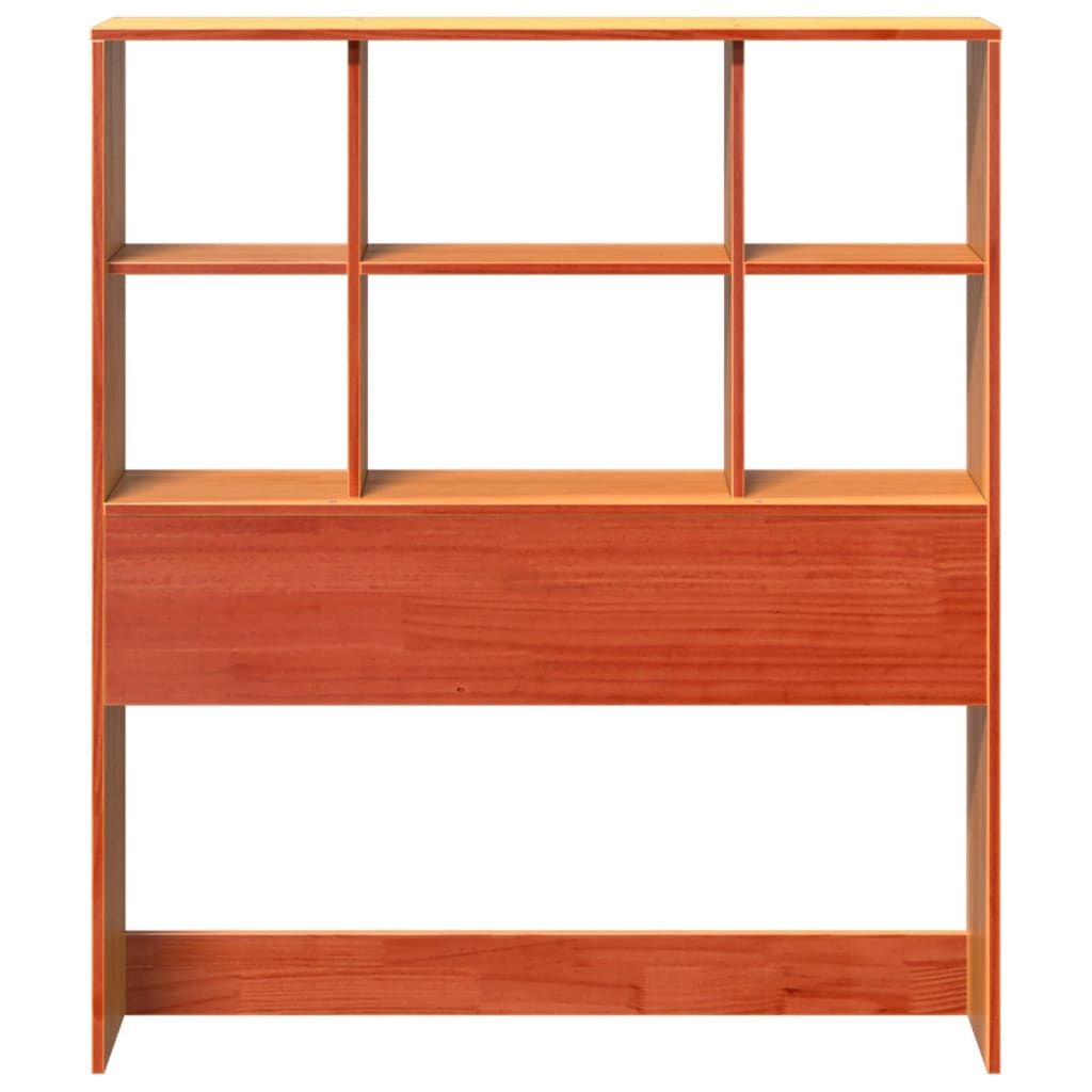 Hoofdbord met opbergruimte 75 cm massief grenenhout wasbruin is nu te koop bij PeponiXL, paradijselijk wonen!