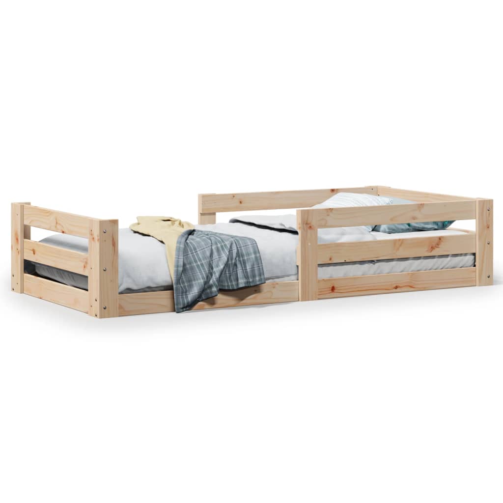 Bedframe zonder matras massief grenenhout 80x200 cm is nu te koop bij PeponiXL, paradijselijk wonen!