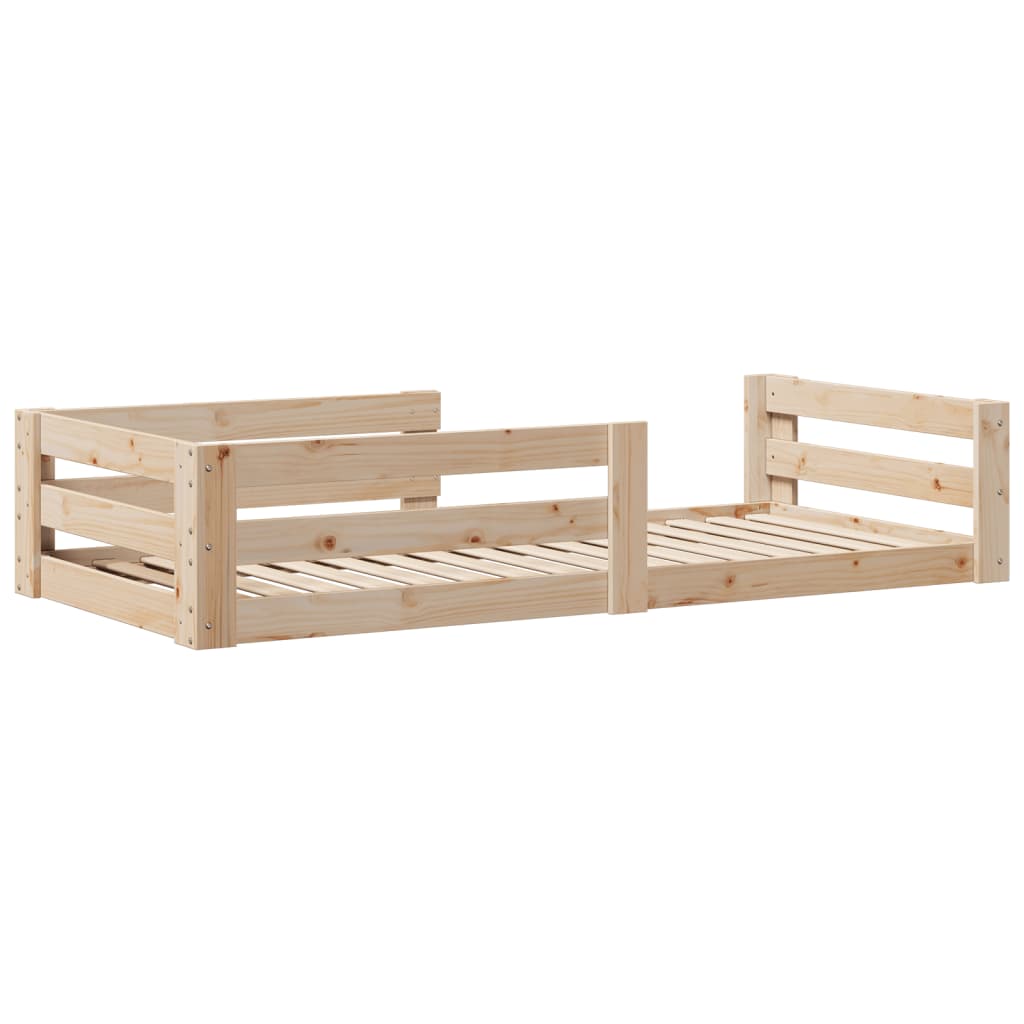 Bedframe zonder matras massief grenenhout 80x200 cm is nu te koop bij PeponiXL, paradijselijk wonen!