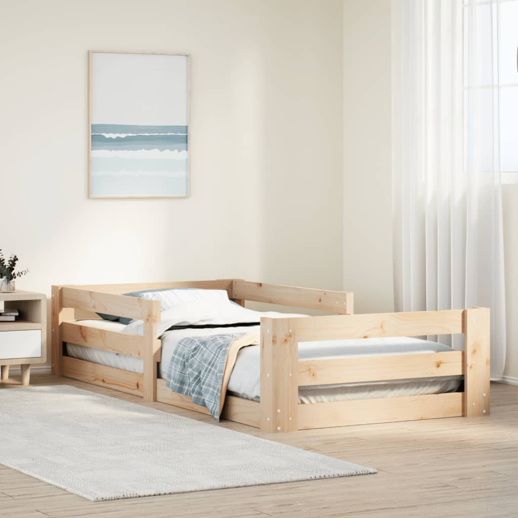 Bedframe zonder matras massief grenenhout 80x200 cm is nu te koop bij PeponiXL, paradijselijk wonen!
