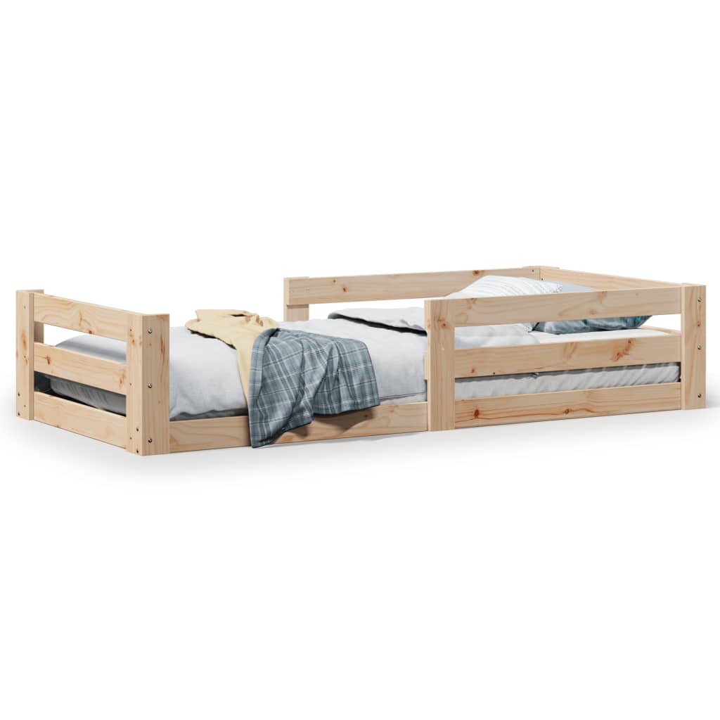 Bedframe zonder matras massief grenenhout 90x200 cm is nu te koop bij PeponiXL, paradijselijk wonen!