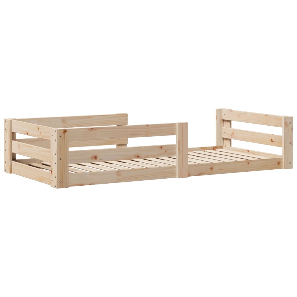 Bedframe zonder matras massief grenenhout 90x200 cm is nu te koop bij PeponiXL, paradijselijk wonen!