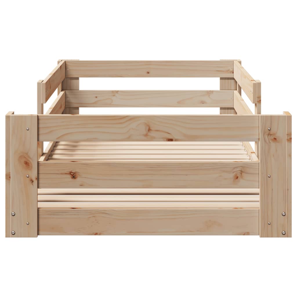 Bedframe zonder matras massief grenenhout 70x140 cm is nu te koop bij PeponiXL, paradijselijk wonen!