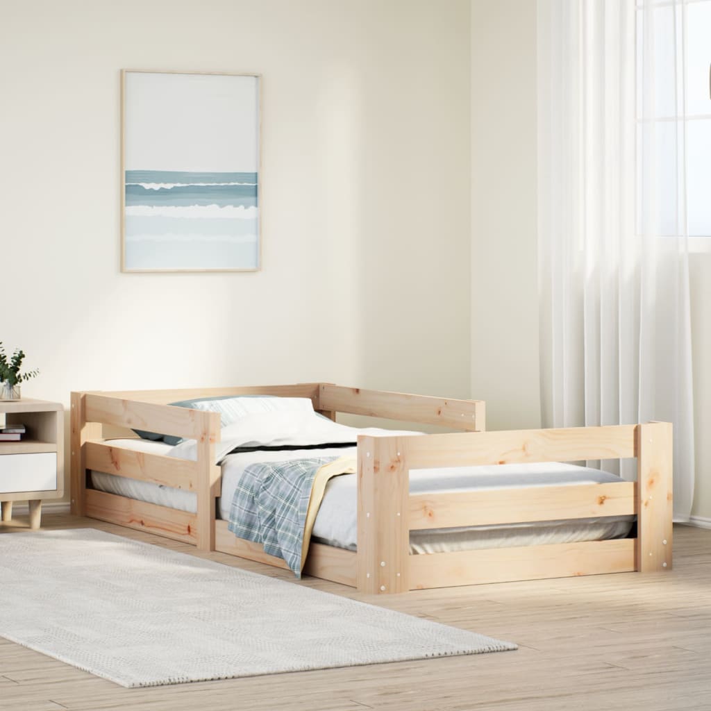 Bedframe zonder matras massief grenenhout 70x140 cm is nu te koop bij PeponiXL, paradijselijk wonen!