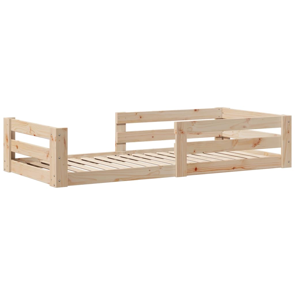 Bedframe zonder matras 80x160 cm massief grenenhout is nu te koop bij PeponiXL, paradijselijk wonen!