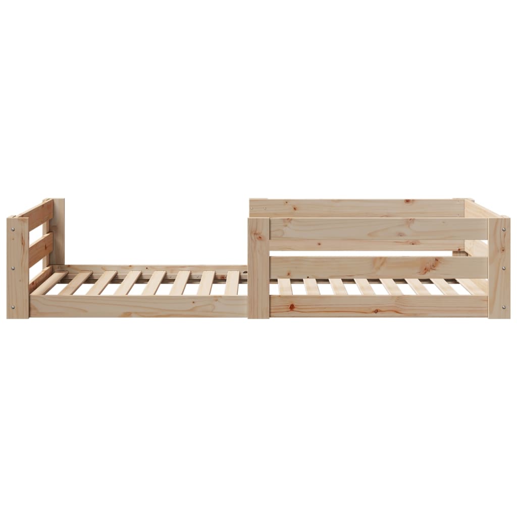 Bedframe zonder matras massief grenenhout 75x190 cm is nu te koop bij PeponiXL, paradijselijk wonen!